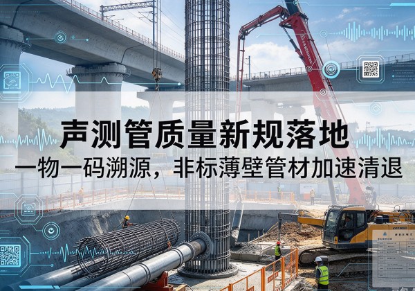 天河声测管质量新规落地，一物一码溯源，非标薄壁管材加速清退