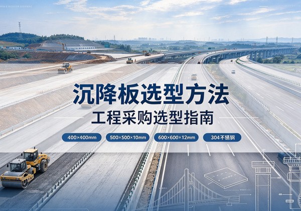 天河沉降板选择方法